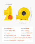 Bounce House Blower 950W 1.2 1.3HP Commercial Air Pump