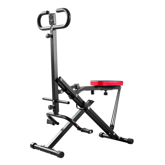 Squat Machine Glute Trainer Foldable Home Gym 3 Resistance Bands
