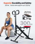 Squat Machine Glute Trainer Foldable Home Gym 3 Resistance Bands
