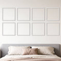 Wall Molding 12 Pack 51x51cm Wainscoting Panels Polystyrene White