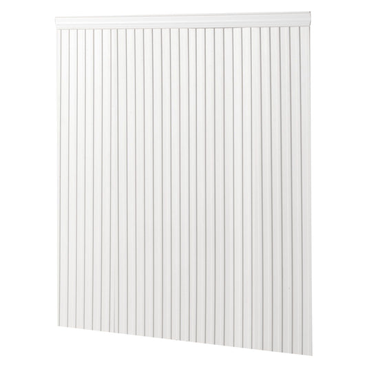 Wainscoting Panels 197x98cm Polystyrene White Paintable Wall Trim