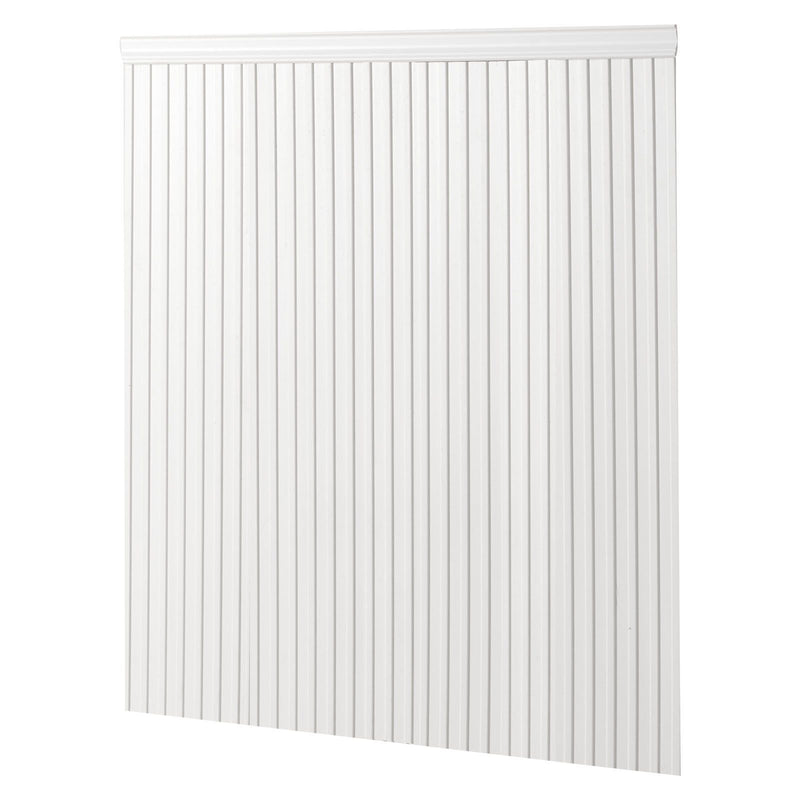 Wainscoting Panels 197x98cm Polystyrene White Paintable Wall Trim