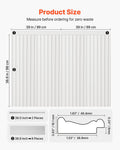 Wainscoting Panels 197x98cm Polystyrene White Paintable Wall Trim