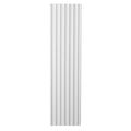 Wainscoting Panels 197x98cm Polystyrene White Paintable Wall Trim