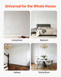 Wall Molding 3 Pack Wainscoting Panels 61x137cm Polystyrene White