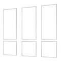 Wall Molding 3 Pack Wainscoting Panels 61x137cm Polystyrene White
