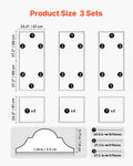 Wainscoting Panels 3 Pack 61x137cm White Polystyrene Wall Trim