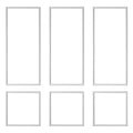 Wainscoting Panels 3 Pack 61x137cm White Polystyrene Wall Trim
