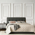 Wainscoting Panels 3 Pack White Dual-Line Polystyrene Wall Trim