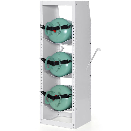 Refrigerant Tank Rack 3x30-50lb Bottles 1170mm Cylinder Holder