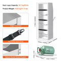 Refrigerant Tank Rack 3x30-50lb Bottles 1170mm Cylinder Holder