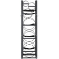 Refrigerant Tank Rack, with 3 x 30lbs and Other 3 Small Bottle Tanks, Cylinder Tank Rack 12.79x12.99x47.12 in, Refrigerant Cylinder Rack and Holders for Freon, Gases, Oxygen, Nitrogen