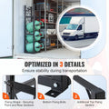 Refrigerant Tank Rack 6 Bottle Cylinder Holder Freon Oxygen Nitrogen