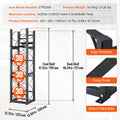 Refrigerant Tank Rack 6 Bottle Cylinder Holder Freon Oxygen Nitrogen