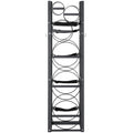 Refrigerant Tank Rack 6 Bottle Cylinder Holder Freon Oxygen Nitrogen