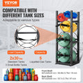 Refrigerant Tank Rack 5 Bottle Cylinder Holder for Freon Oxygen