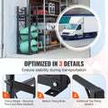 Refrigerant Tank Rack 5 Bottle Cylinder Holder for Freon Oxygen