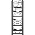 Refrigerant Tank Rack 5 Bottle Cylinder Holder for Freon Oxygen