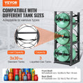 Refrigerant Tank Rack 3x30lbs Bottle Cylinder Holder Freon Gas