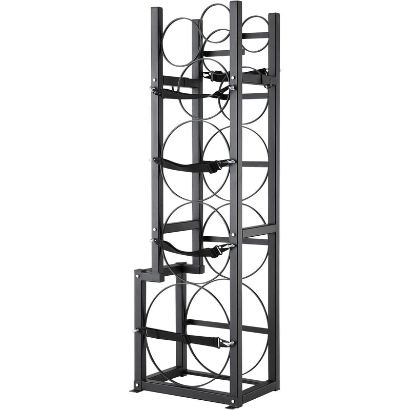 Refrigerant Tank Rack 6 Bottle Cylinder Holder 50lb 30lb
