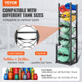 Refrigerant Tank Rack 6 Bottle Cylinder Holder 50lb 30lb
