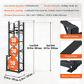 Refrigerant Tank Rack 6 Bottle Cylinder Holder 50lb 30lb