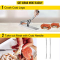 Stone Crab Cracker Shellfish Shucker Seafood Picks Tools Set