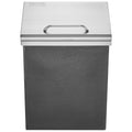 Stainless Steel Drop In Ice Chest 40qt Cooler Hinged Cover Drain