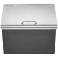 Stainless Steel Drop-In Ice Chest 40qt Cooler Hinged Cover