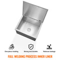 Drop in Ice Chest 40qt Stainless Steel Cooler Hinged Cover