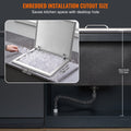 Drop in Ice Chest 40qt Stainless Steel Cooler Hinged Cover