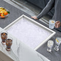 Drop In Ice Chest 40qt Stainless Steel Cooler with Drain Plug