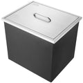 Drop In Ice Chest 40qt Stainless Steel Cooler with Drain Plug
