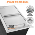 Stainless Steel Drop In Ice Chest 18