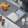Stainless Steel Drop In Ice Chest 18