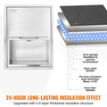 Stainless Steel Drop In Ice Chest 24