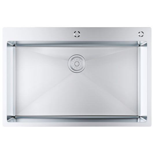304 Stainless Steel Drop-In Kitchen Sink 33" Single Bowl Pack of 3