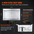 304 Stainless Steel Drop-In Kitchen Sink 33