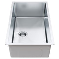 Kitchen Sink, 304 Stainless Steel Drop-In Sinks, Undermount Single Bowl Basin with Accessories(Pack of 3), Household Dishwasher Sinks for Workstation, RV, Prep Kitchen, and Bar Sink, 30 inch