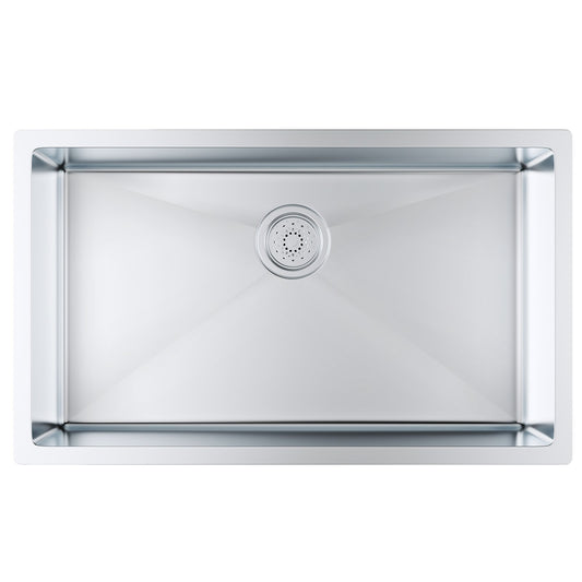 Cefito 304 Stainless Steel Undermount Kitchen Sink 30" Single Bowl