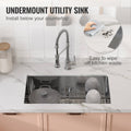 Cefito 304 Stainless Steel Undermount Kitchen Sink 30