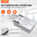 304 Stainless Steel Drop-In Sink Single Bowl 32 inch Undermount