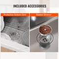 304 Stainless Steel Drop-In Sink Single Bowl 32 inch Undermount