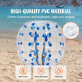 Inflatable Bumper Ball 1-Pack, 4FT/1.2M Body Sumo Zorb Balls for Teen & Adult, 0.8mm Thick PVC Human Hamster Bubble Balls for Outdoor Team Gaming Play, Bumper Bopper Toys for Garden, Yard, Park