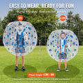 Inflatable Bumper Ball 1-Pack, 4FT/1.2M Body Sumo Zorb Balls for Teen & Adult, 0.8mm Thick PVC Human Hamster Bubble Balls for Outdoor Team Gaming Play, Bumper Bopper Toys for Garden, Yard, Park