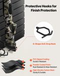 Gun Rack Wall Mount Rifle Shotgun Handgun Storage 2 Rifles 4