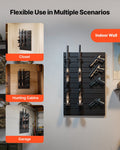 Gun Rack Wall Mount Rifle Shotgun Handgun Storage 2 Rifles 4