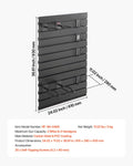 Gun Rack Wall Mount Rifle Shotgun Handgun Storage 2 Rifles 4