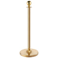 Stanchion Post with Velvet Rope, 4-Pack Crowd Control Stanchion with 3PCS 5FT Red Velvet Ropes, Stainless Steel Queue Barrier Line Divider with Fillable Base & Ball Top for Wedding Museum Party