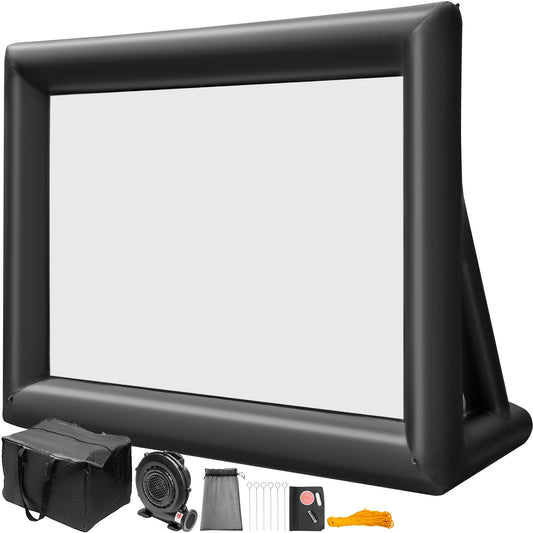 6x4m Inflatable Projector Screen Outdoor Theater w/Blower
